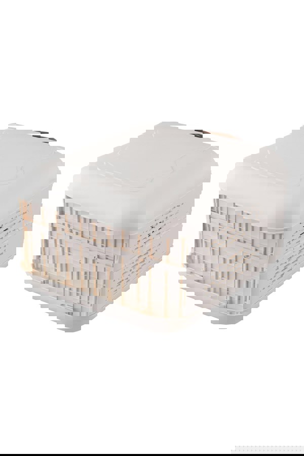 Living and Home Foldable Laundry Basket with Underwear Basket