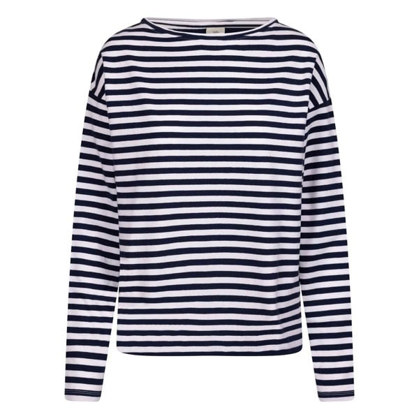 Trespass Womens Thelma Striped Top - Navy