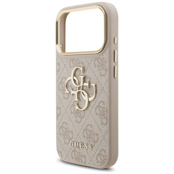 Guess Big 4G Classic Logo Case for iPhone 17 Pro 6.3" Rose Gold - GUHCP17L4GMGCPI