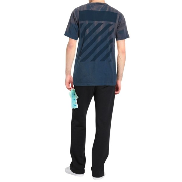 Off-White Diag Tab Vintage Slim Fit Outerspace Blue T-Shirt L