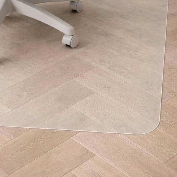 Marvelux PVC Chair Mat for Hard Floors – Clear Rectangular Office Floor Protector - Multiple Sizes