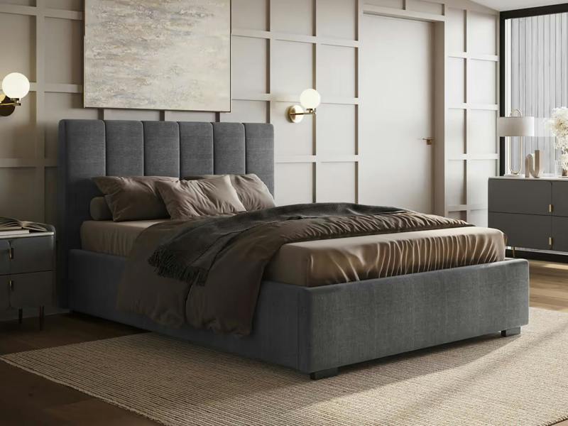 Waltz Fabric Ottoman Bed