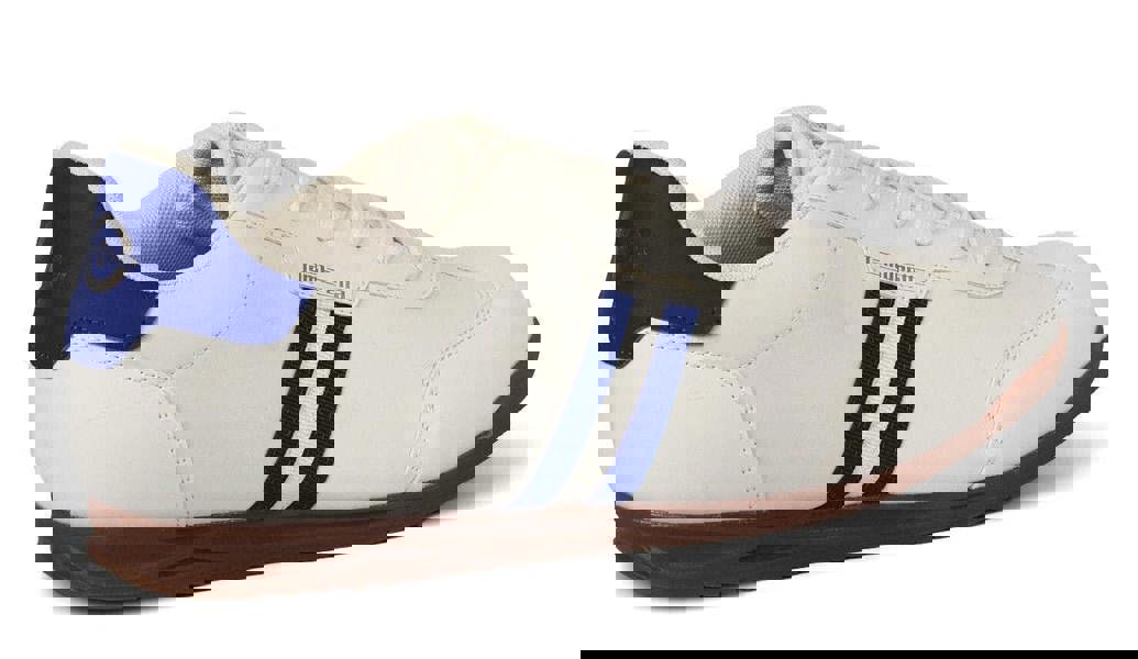 Lambretta Tackle Mens Casual Smart Lace Up Retro Trainers