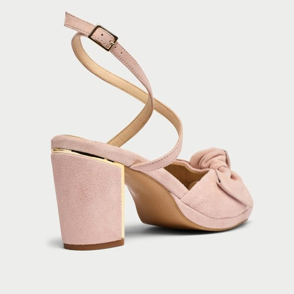 Calla Lydia Shoes - Soft Rose Suede