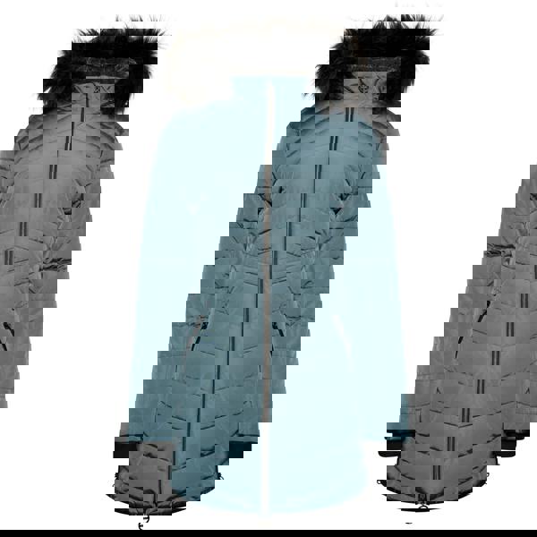 Dare 2B Womens/Ladies Striking III Long Length Padded Jacket - Orion Grey/Orion - 