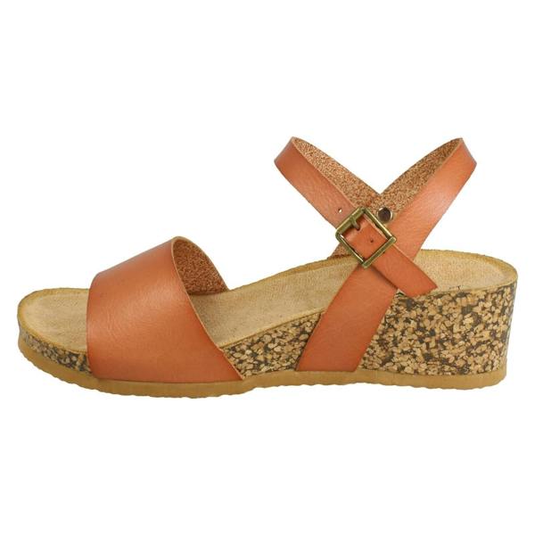 Down to Earth Ladies Down To Earth Wedge Heeled Summer Sandals F12088