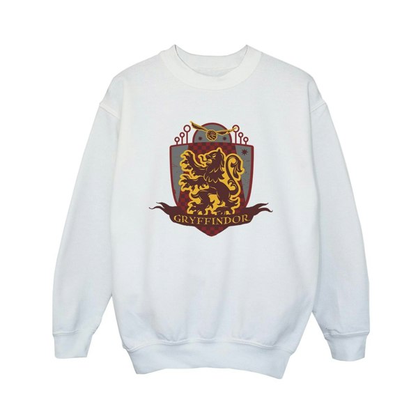 Harry Potter Boys Gryffindor Chest Badge Sweatshirt - White