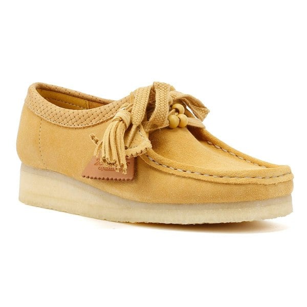 Clarks Originals 26180169 Women's Wallabee Golden - Tan Suede