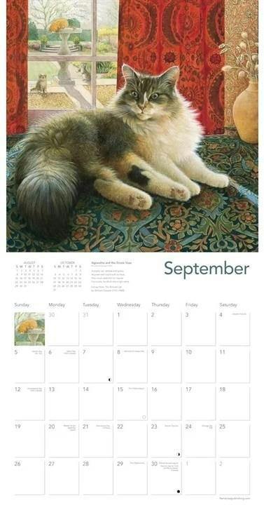 Ivory Cats Calendar 2027 (illustrations by Lesley Anne Ivory)