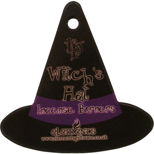 Serano Witch Hat With Cat Incense Cone Holder