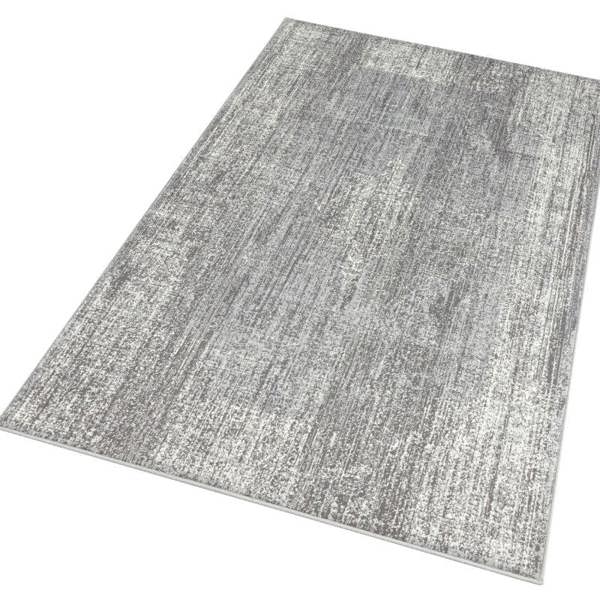Hanse Home Elysium Soft Grey Used-Look Velour Rug