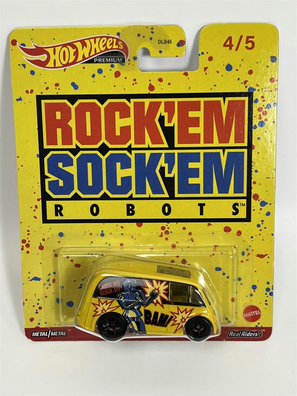 Hot Wheels Rockem Sockem Robots Quick D-Livery Hot Wheels Real Riders HCP00