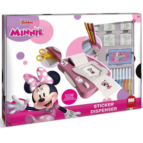 Minnie Sticker Machine by Multiprint – Kids Craft & Stationery Set