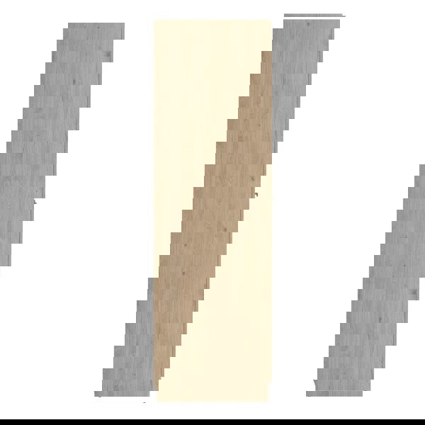 Furniture To Go Brande Wardrobe with 4 Frame Doors in Jackson Hickory