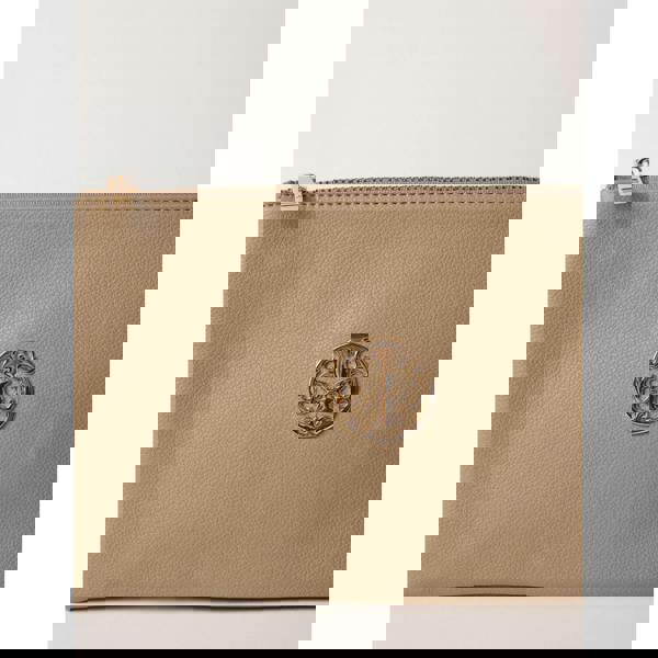 Blue Vanilla Clutch With Detachable Strap