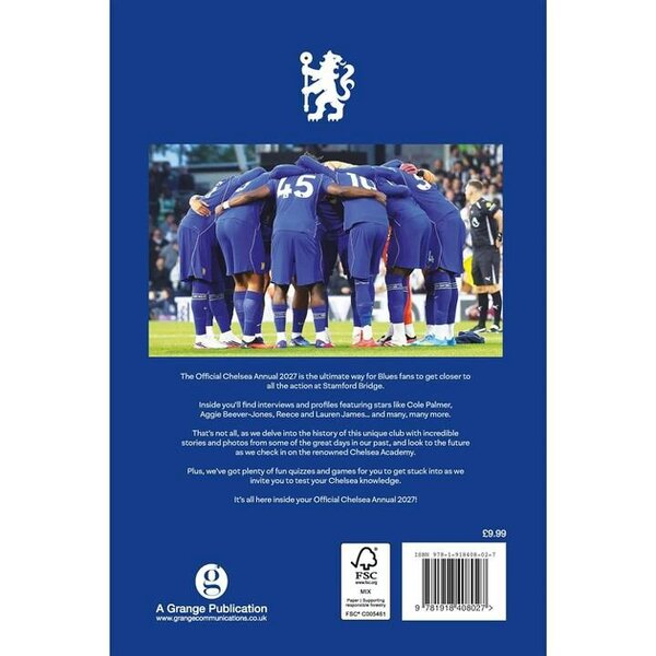 Chelsea FC Annual 2027, Annuals, Sports, Gift