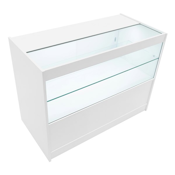 Monstershop Harmonia LED Shop Counter Set B1200, C1200 & LM60 - White