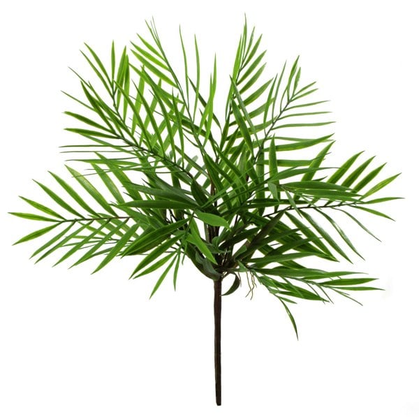 Leaf 6 x 40cm Artificial Bamboo Palm Bush Plant