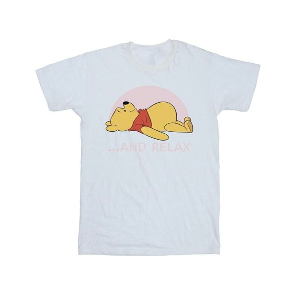 Disney Mens Winnie The Pooh Relax T-Shirt - White