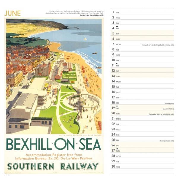 National Railway Museum, South Of England Poster Art Calendar 2027, Wall Calendars, Month To View, Travel, Gift