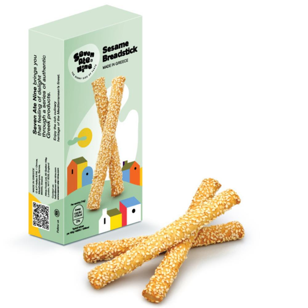 Seven Ate Nine Sesame Breadsticks 150g