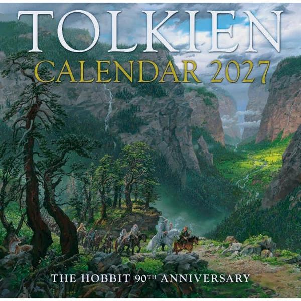 Tolkien Calendar 2027, Wall Calendars, Month To View, History & Literature, Gift