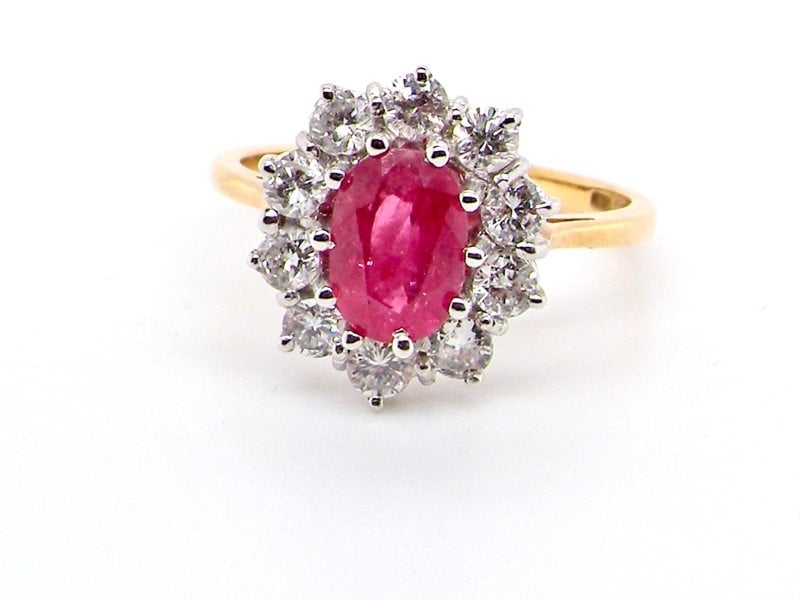 Vintage cluster ring