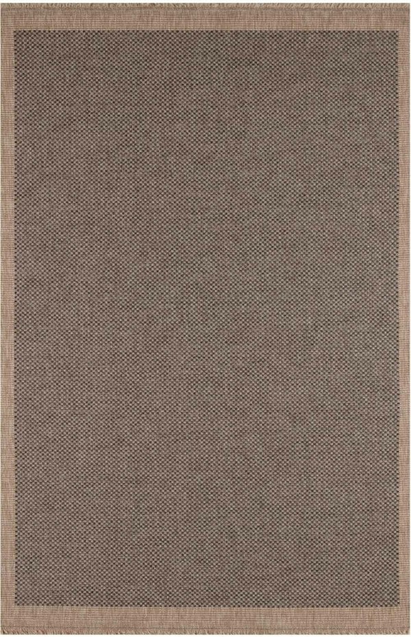 Nature Outdoor Rug dark grey easy to maintain and water-resistant