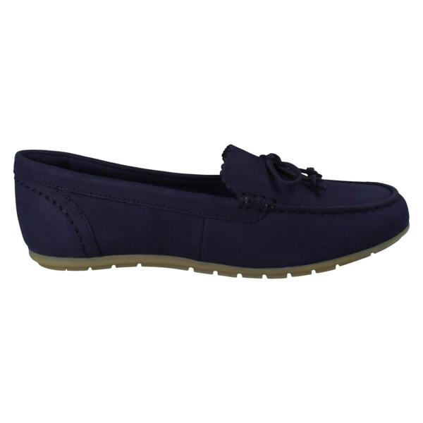 Clarks Ladies Clarks Slip On Moccasins Elliotte Sail