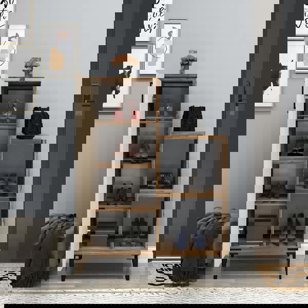 Destina Home Reysary Shoe Storage Shelf with Cabinet