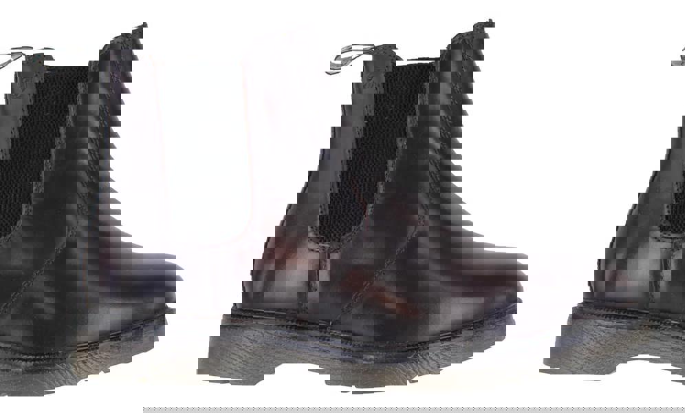 Frank James Nasbey Mens Classic Pull On Dealer Chelsea Leather Ankle Boots