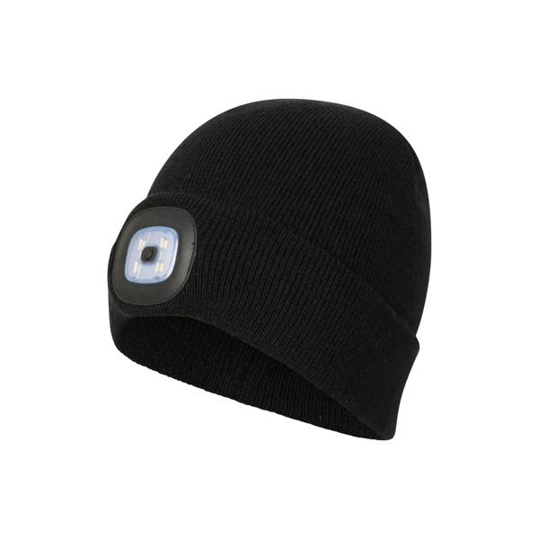 Mountain Warehouse Mens Highlands Torch Beanie - Black - 