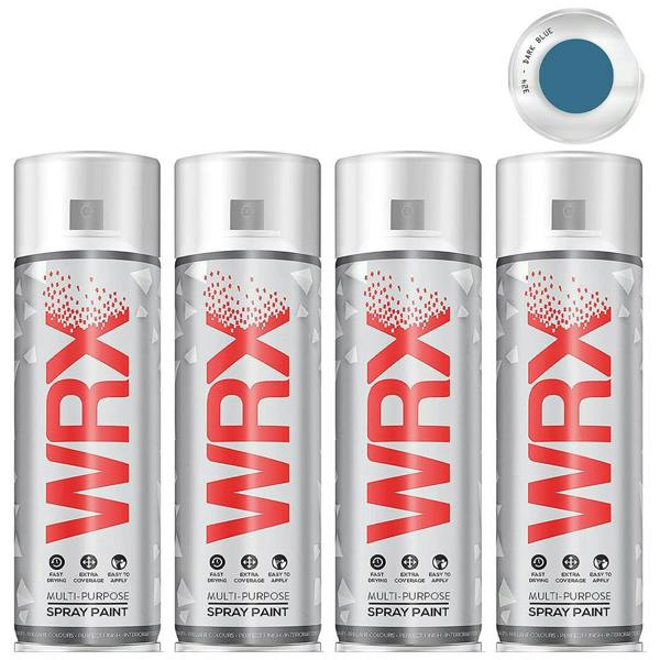 WRX 4X WRX Flat Dark Blue Spray Paint 400ml