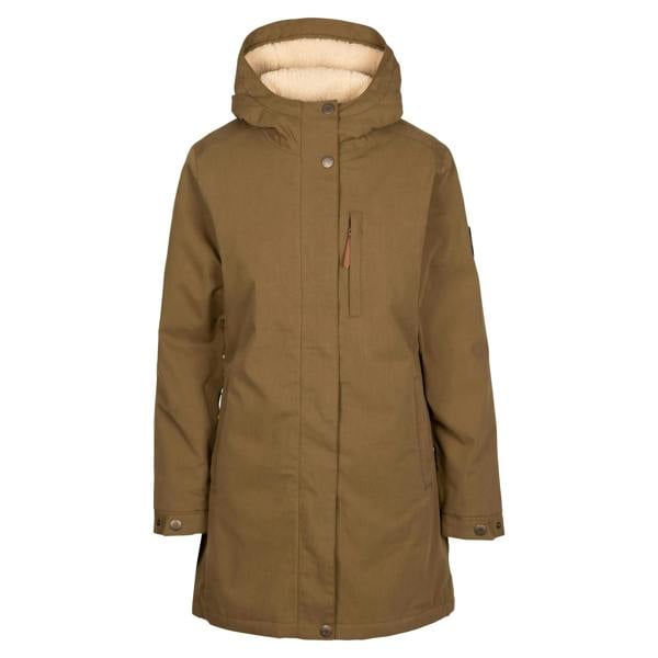 Trespass Womens/Ladies Risha TP50 Fleece Lined Waterproof Jacket - Dark Olive