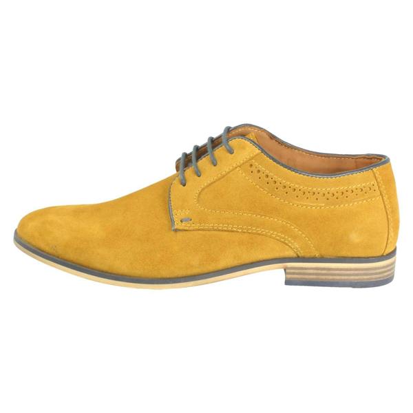Front Mens Front Suede Leather Lace Up Smart Shoes Carter FR740