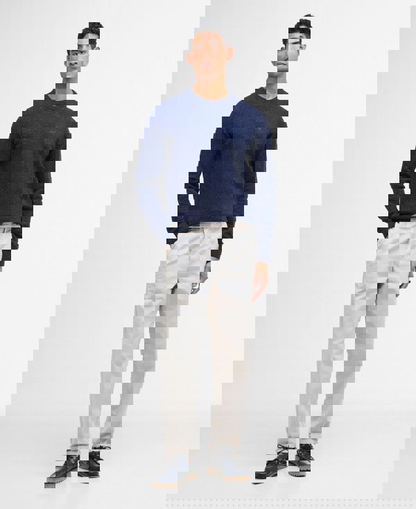 Barbour Tisbury Crew Neck Knitted Jumper - Deep Blue