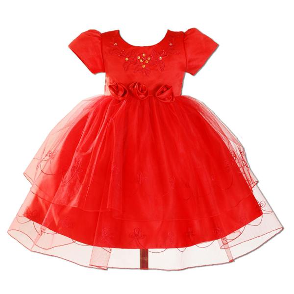 Cinda Floral Party Christening Dress