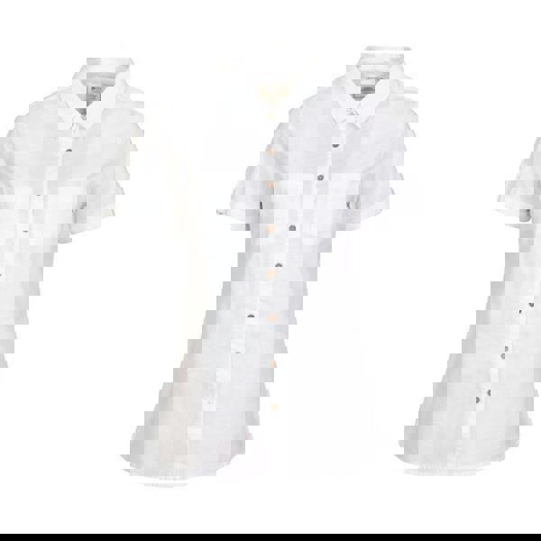 Mountain Warehouse Womens/Ladies Coconut Short-Sleeved Shirt - White