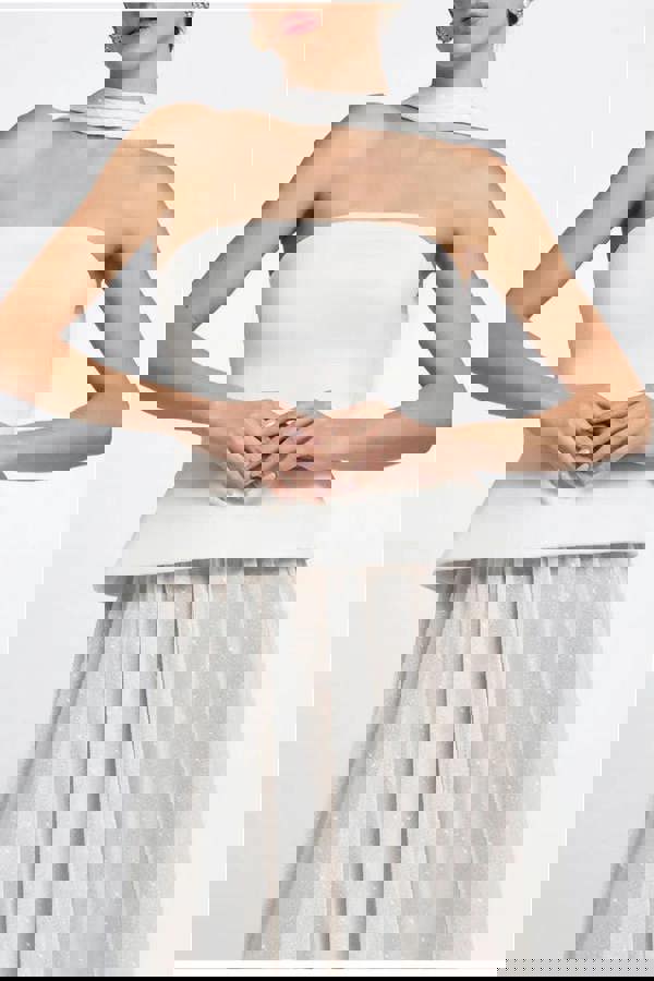 Glitter Chiffon Scarf AC02