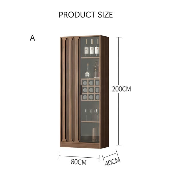 Dory Wine Cabinet, Solid Wood, More Sizes with storage cabinets living room storage cabinets