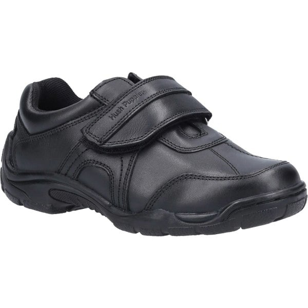 Hush Puppies Arlo Senior Leather Boys's Black Shoes