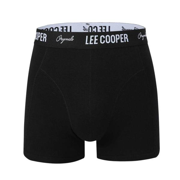 Lee Cooper Mens Cooper Essential Boxer Shorts (Pack of 5) - Core Black - 