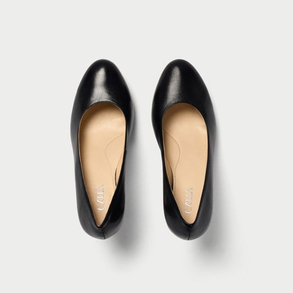 Calla Sophia - Black Leather Courts