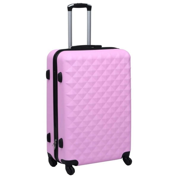 Berkfield Hardcase Trolley Pink ABS