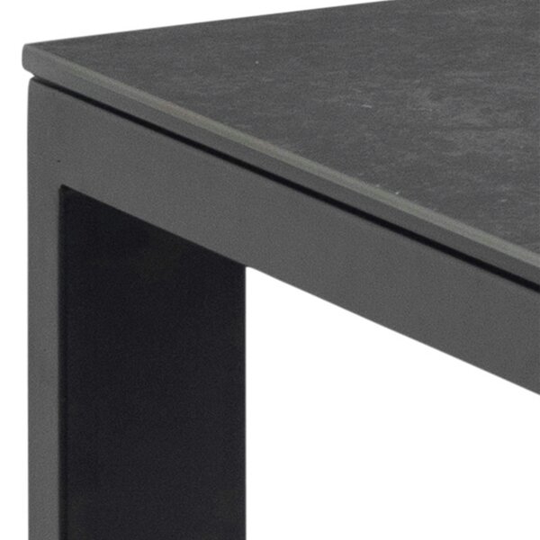 Wyld Haus Mexico 8 Seater Matt Black Ceramic Dining Table