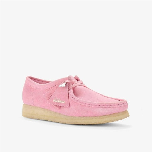 Clarks Originals Wallabee Suede Women's Pink Shoes