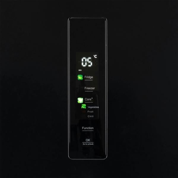 Willow 415L American Style Fridge Freezer WSBES4MDB - Black