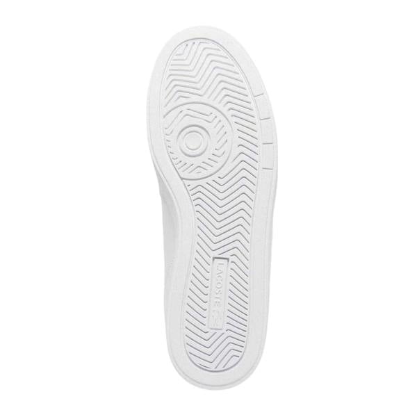 Lacoste Mens Leather Trainers - White - 