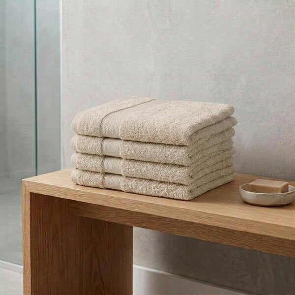 Vision V475 - 4 Pack 100% Cotton Face Cloths