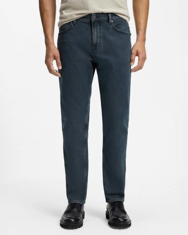 BOSS Orange RE.MAINE BO Mens Regular Fit Jeans - Navy 414 | CHO | Designer Mens,Trousers,Jeans